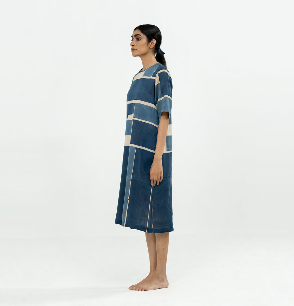 Maps Block Dress