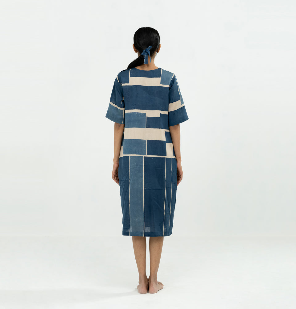 Maps Block Dress