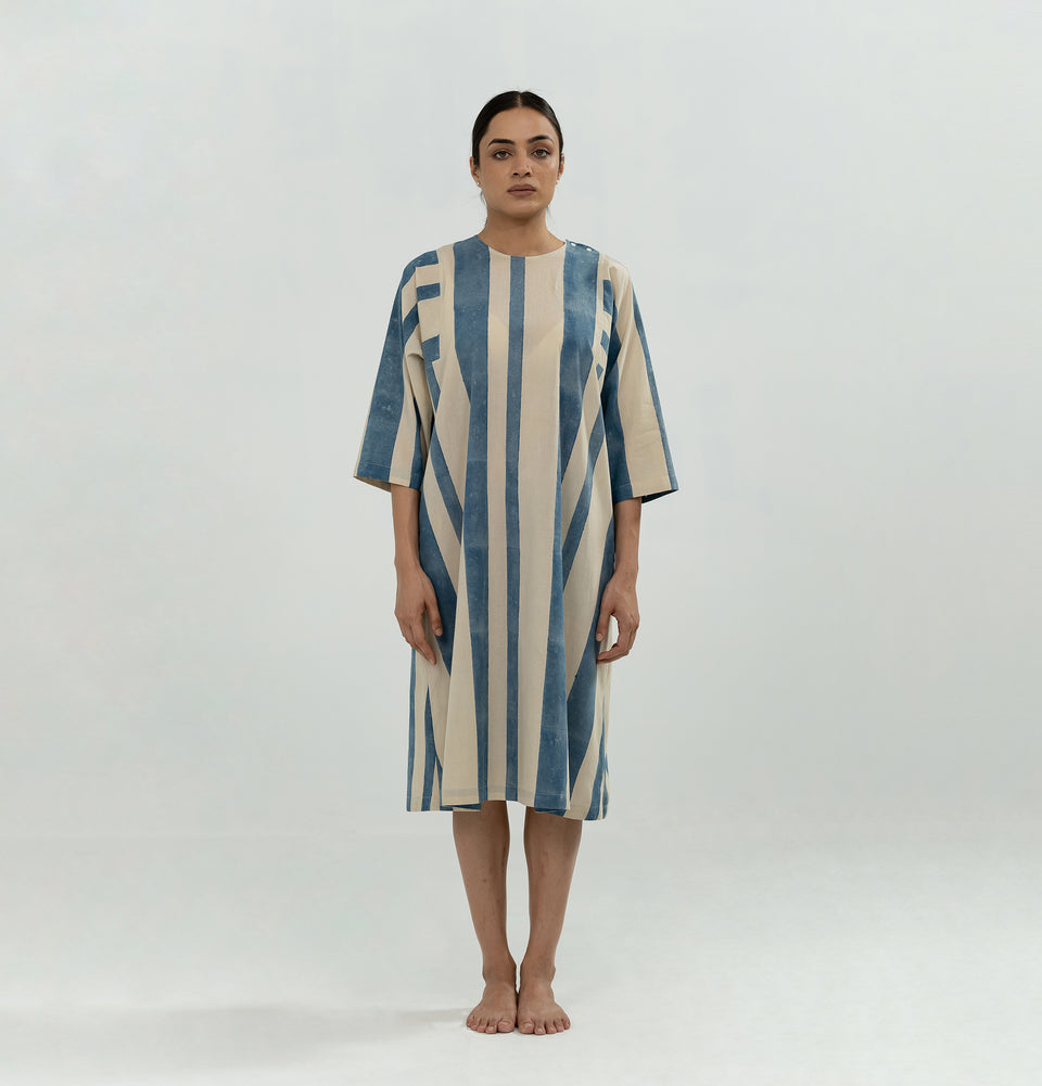 Maps Stripe Dress