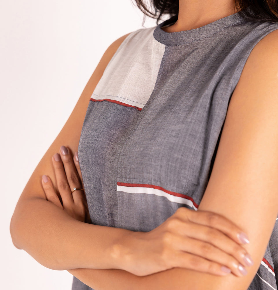 Zari Sleeveless Dress Set