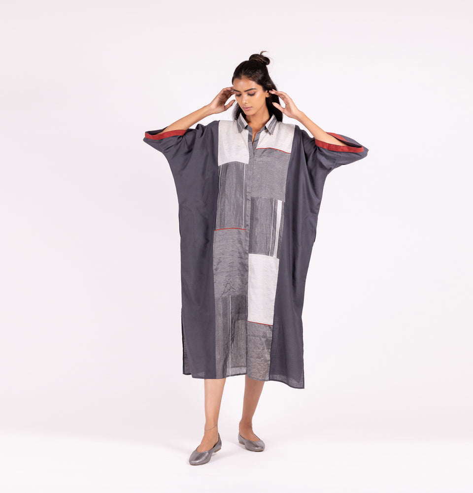 Zari Stripe Kaftan Set