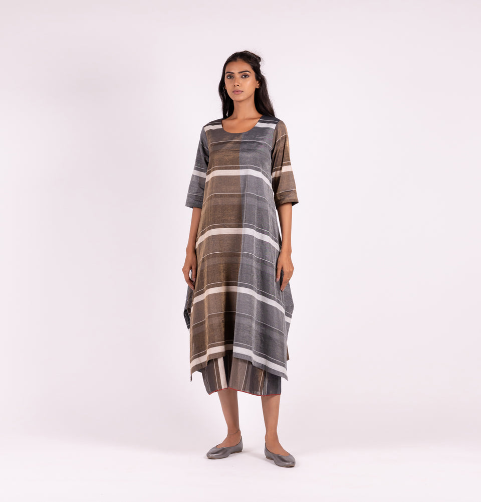 Zari Striped Dress