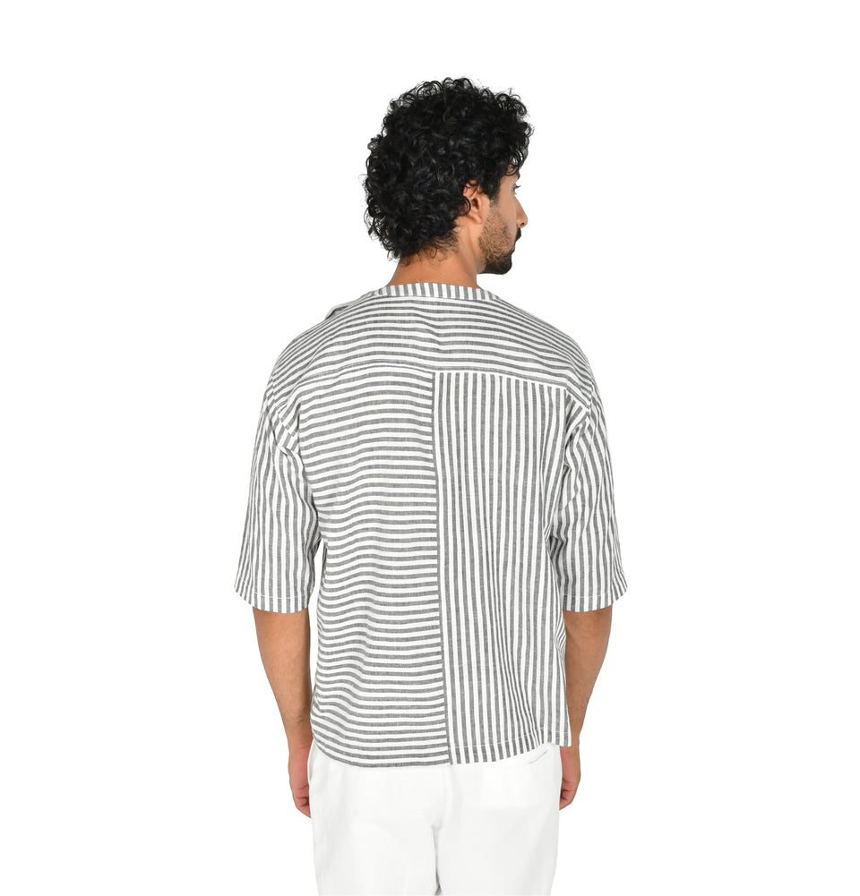 M Shapes Stripe Unisex Shirt