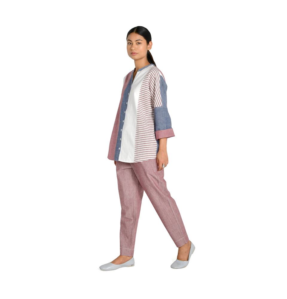 Shapes Stripe Kimono