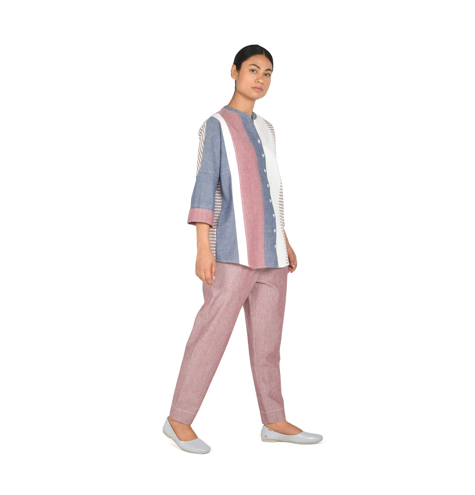 Shapes Stripe Kimono