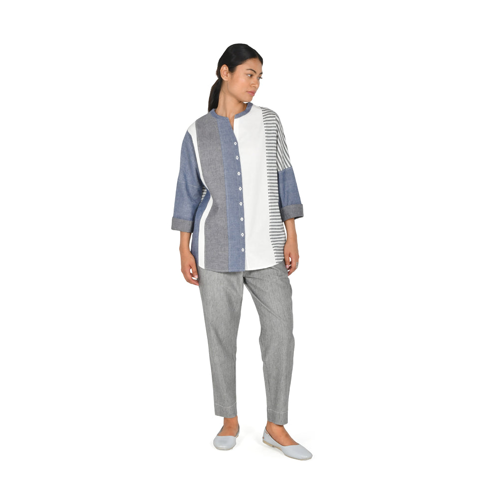 Shapes Stripe Kimono