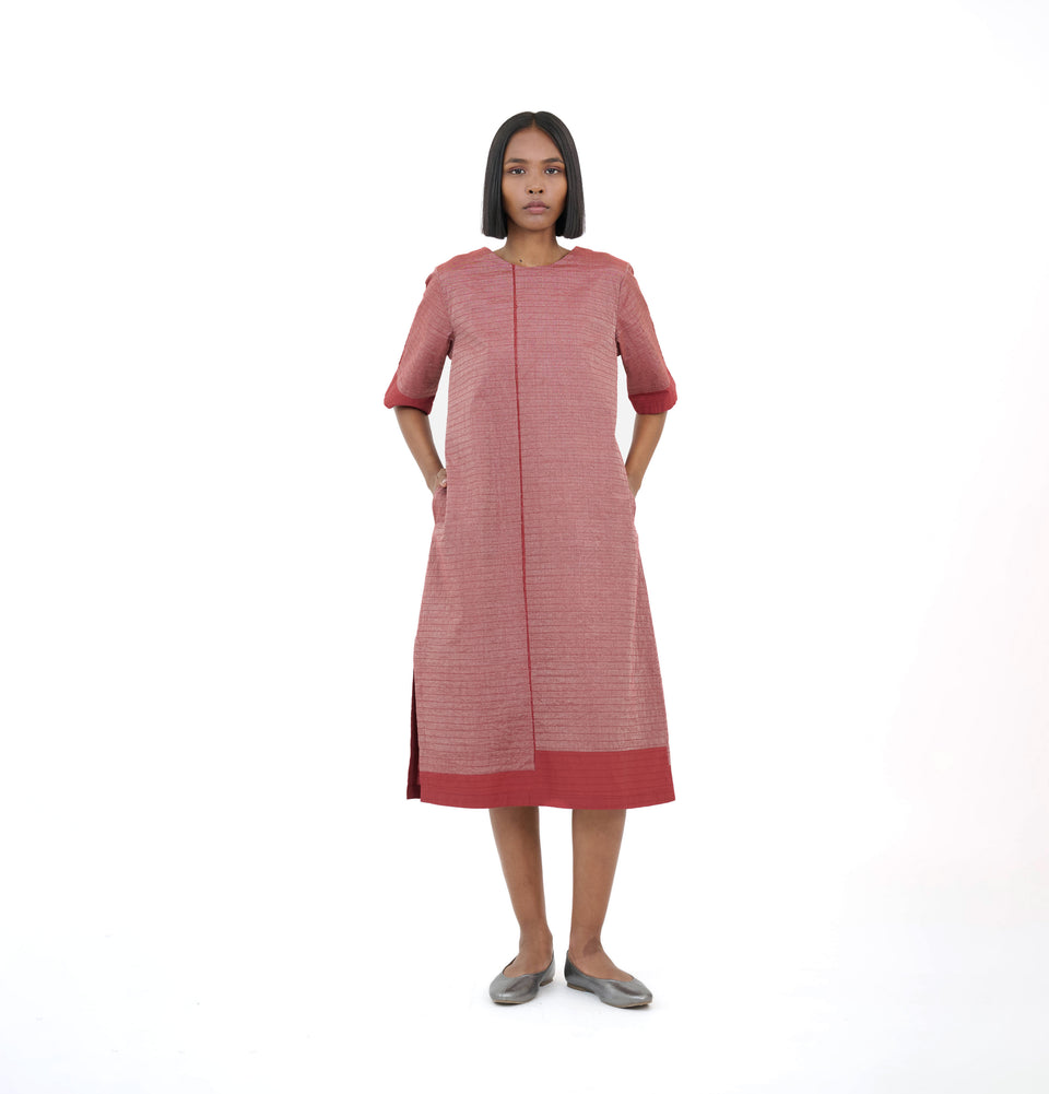 Zari Block Dress
