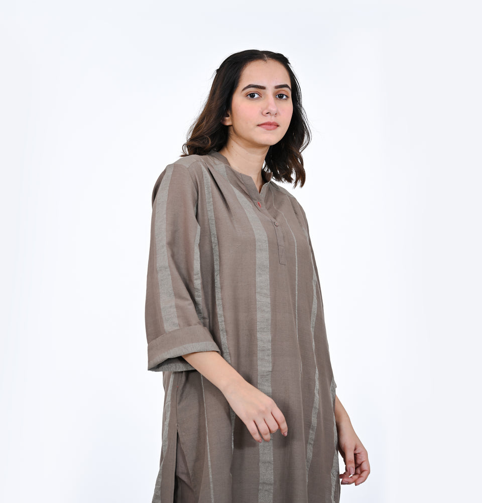 Zari Stripe Kaftan