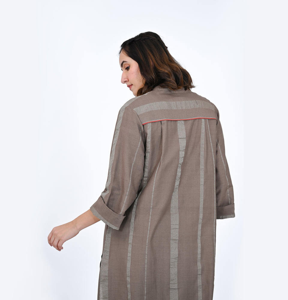 Zari Stripe Kaftan