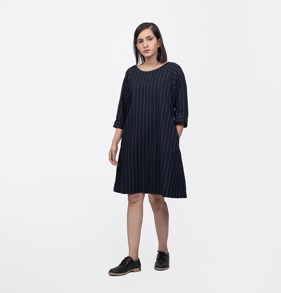 Shadow Stripe Dress
