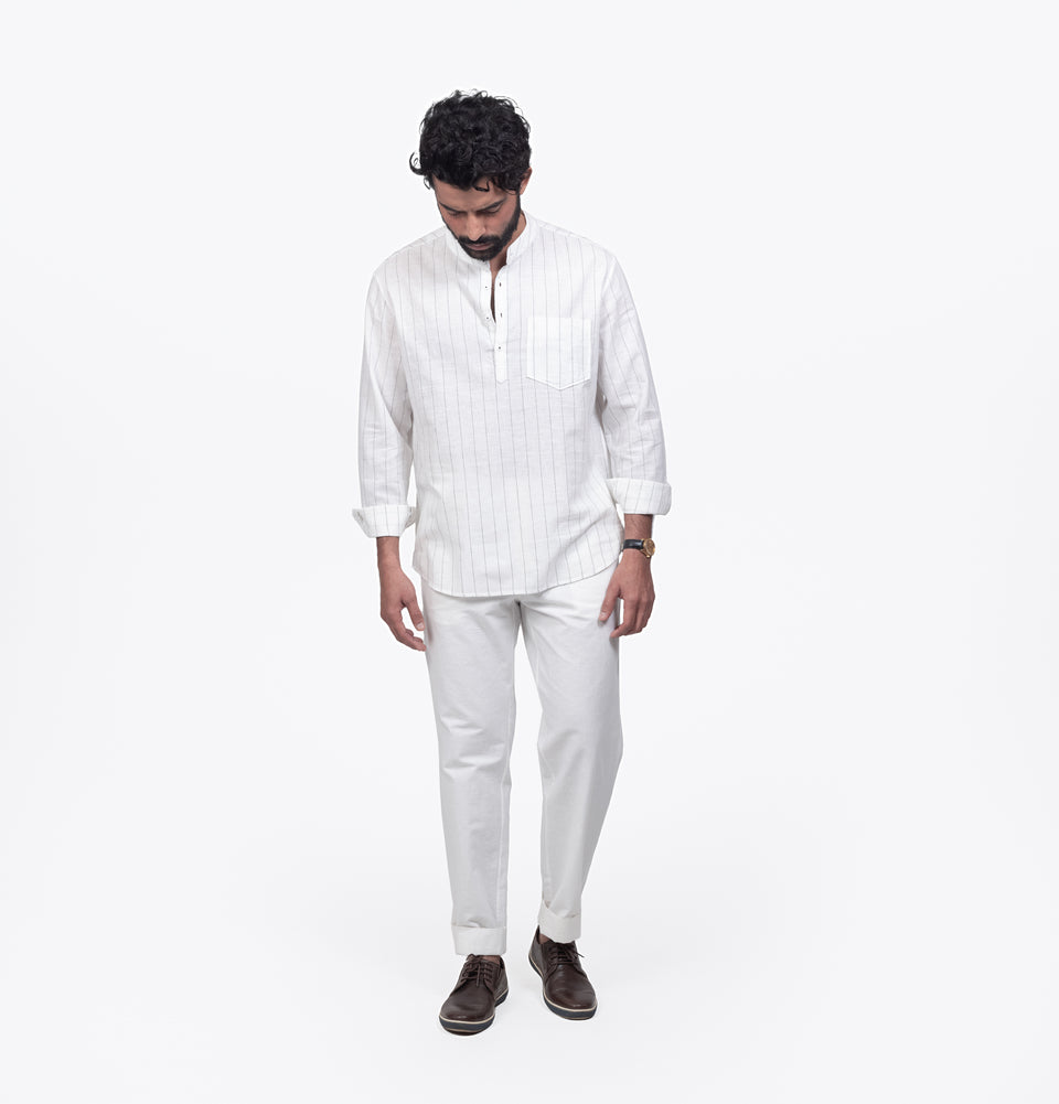 M Stripe Light Shirt