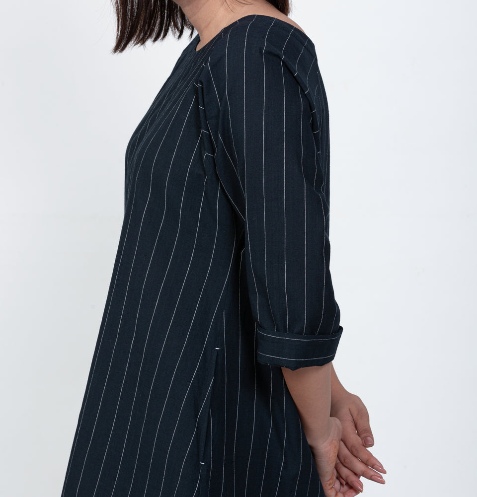 Shadow Stripe Dress