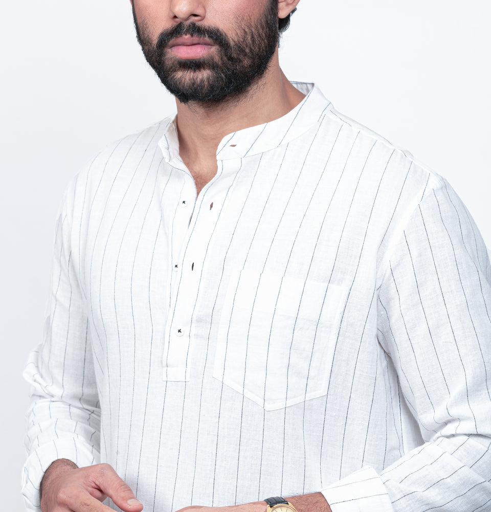 M Stripe Kurta