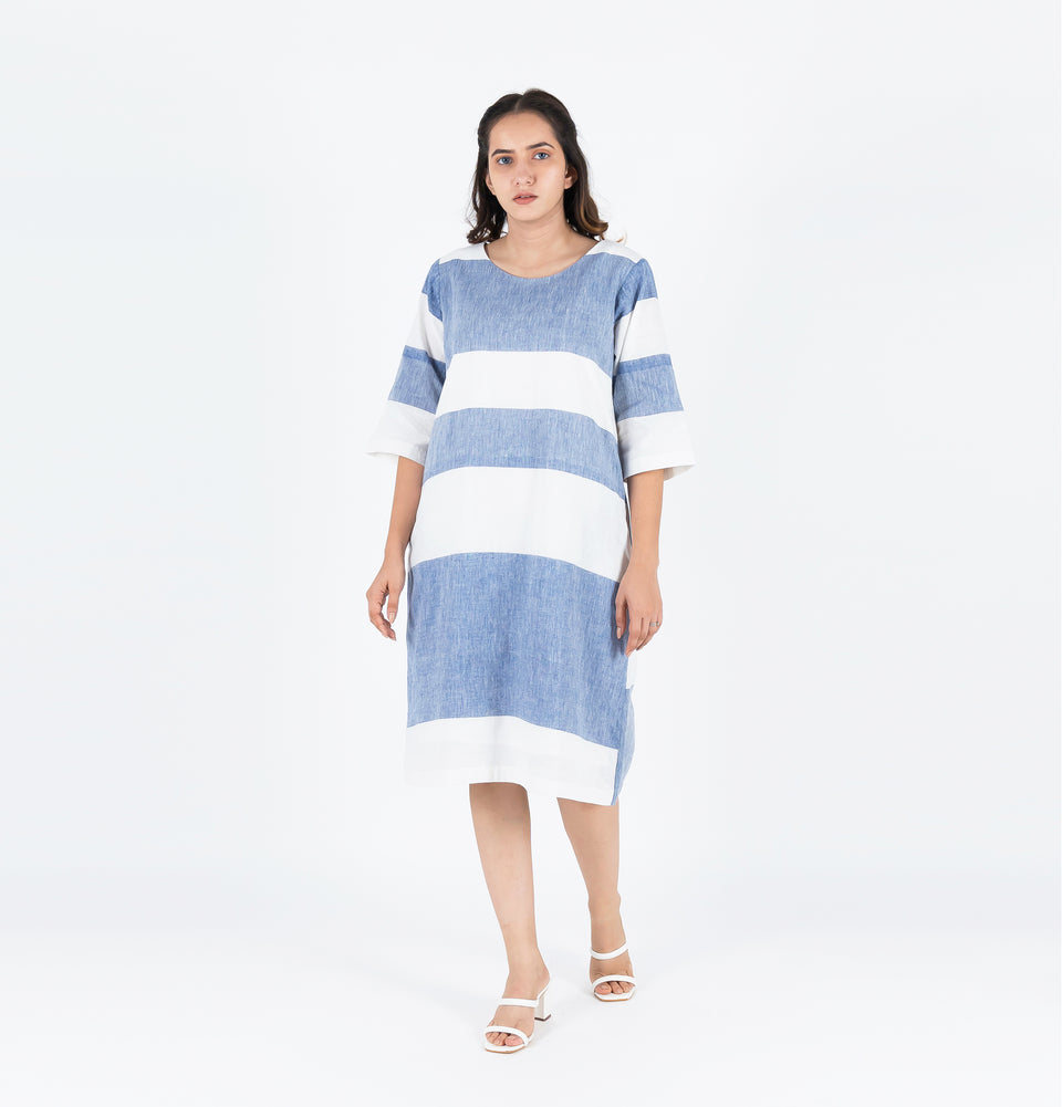 Symmetry Stripe Dress