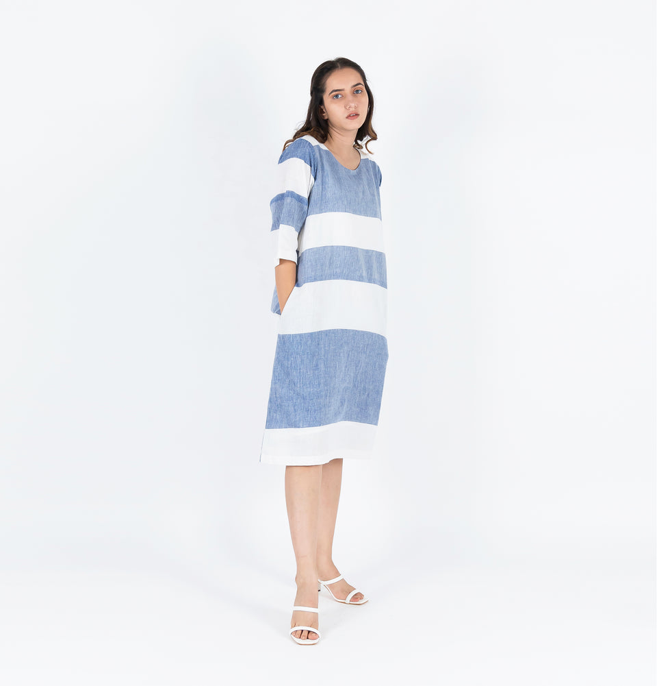 Symmetry Stripe Dress