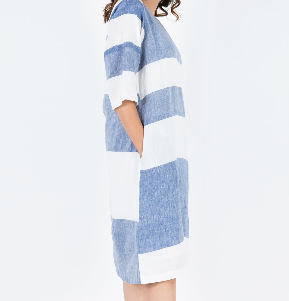 Symmetry Stripe Dress