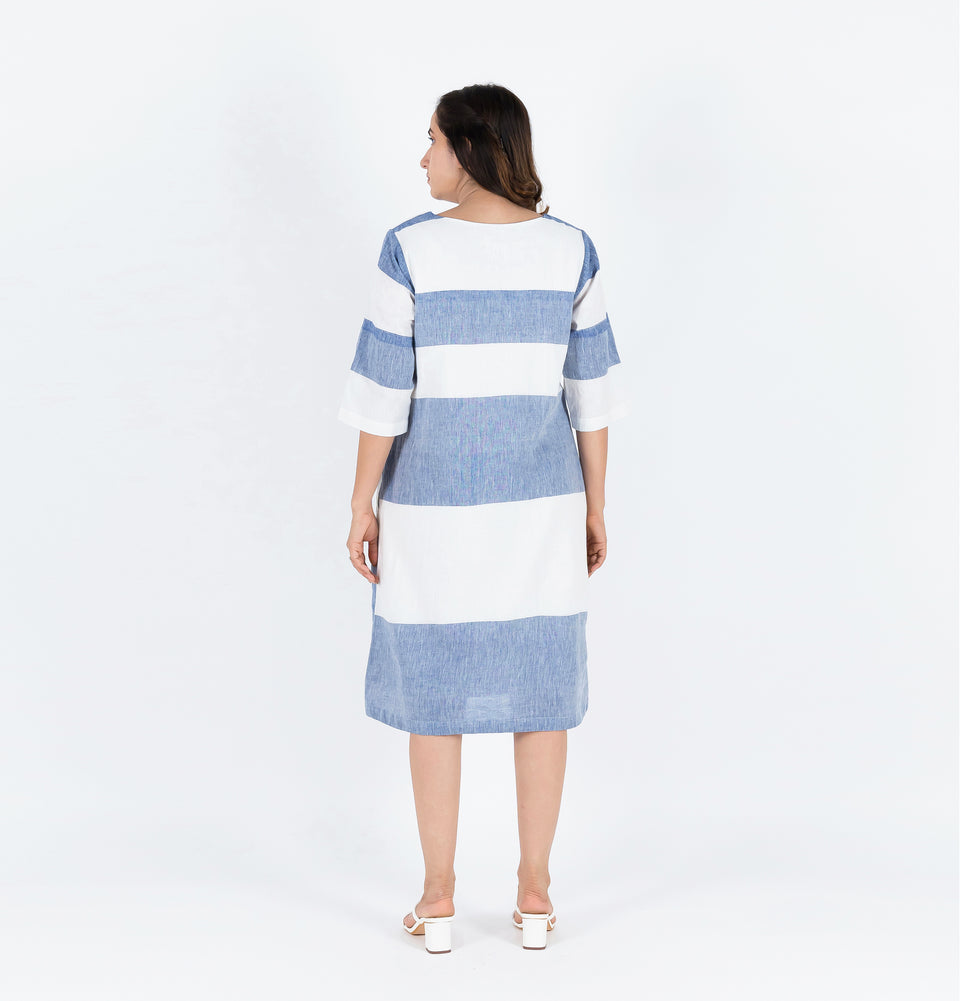 Symmetry Stripe Dress