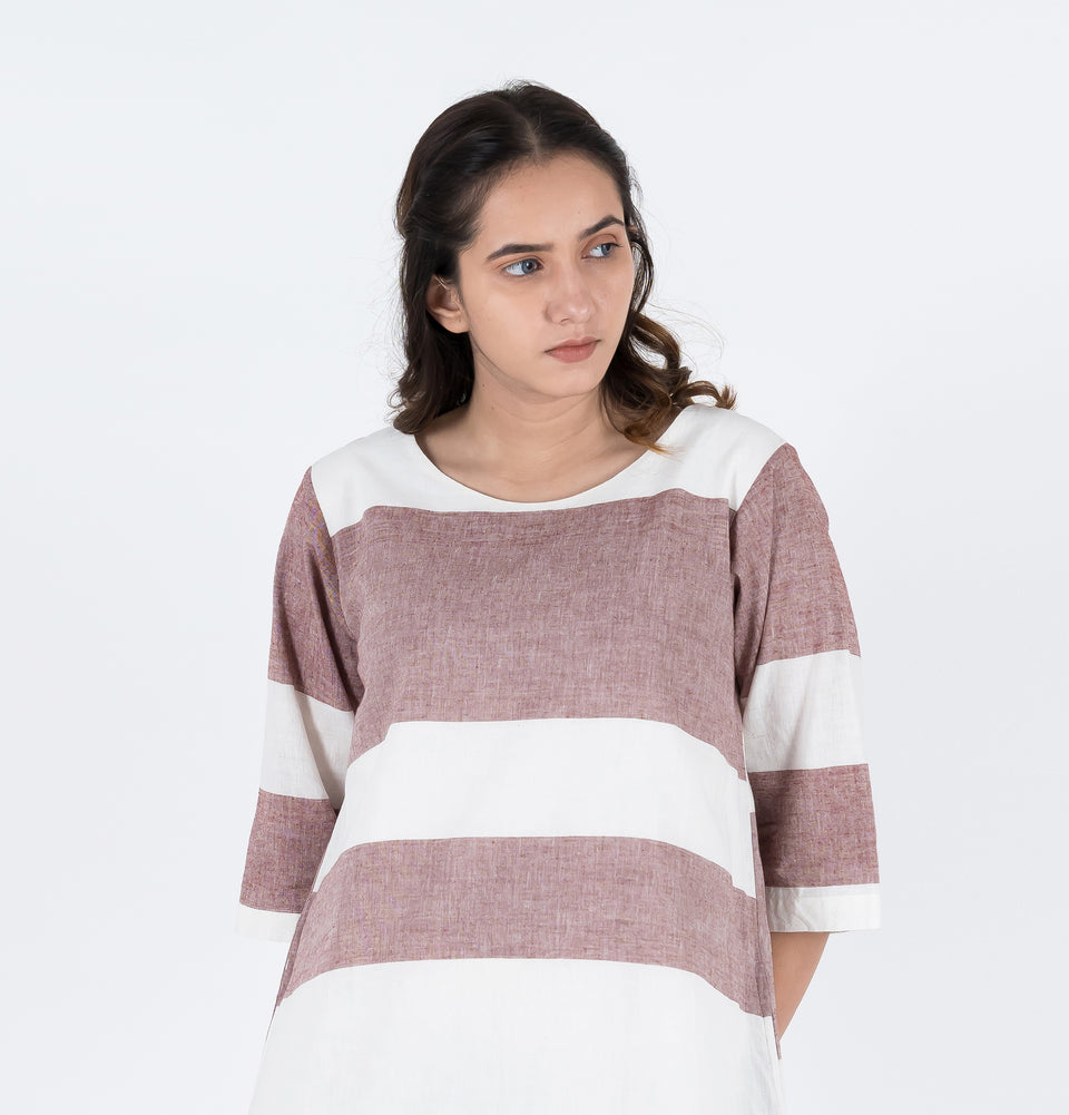 Symmetry Stripe Dress