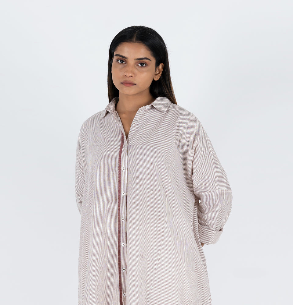 Symmetry Stripe Kimono