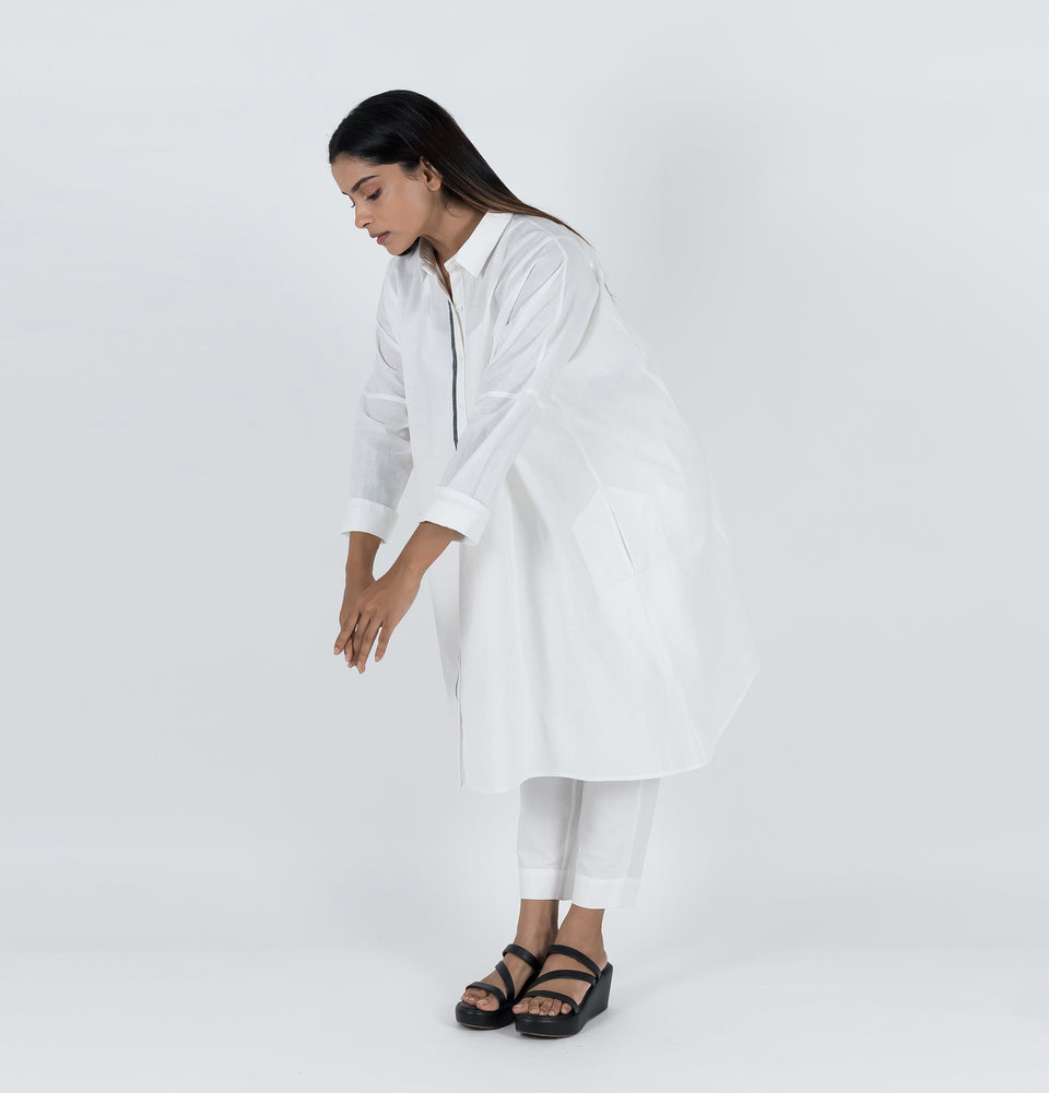 Symmetry Stripe Kimono