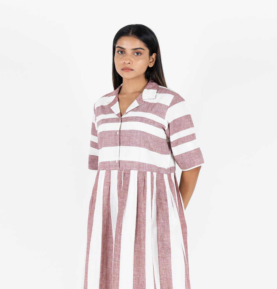Symmetry Pleated Dress