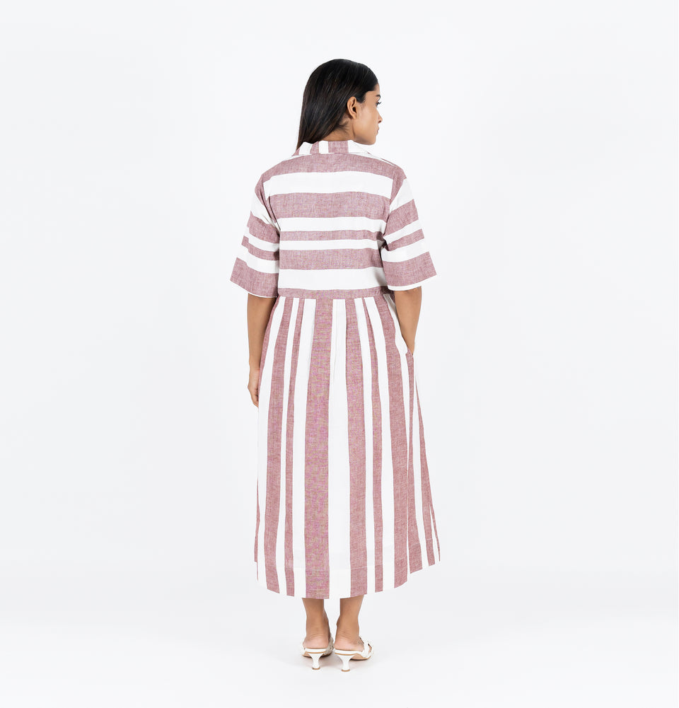 Symmetry Pleated Dress