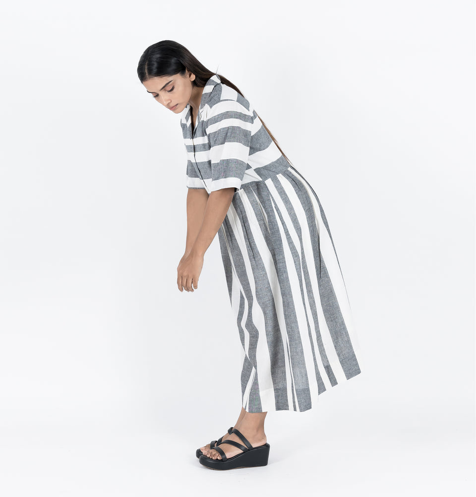Symmetry Pleated Dress