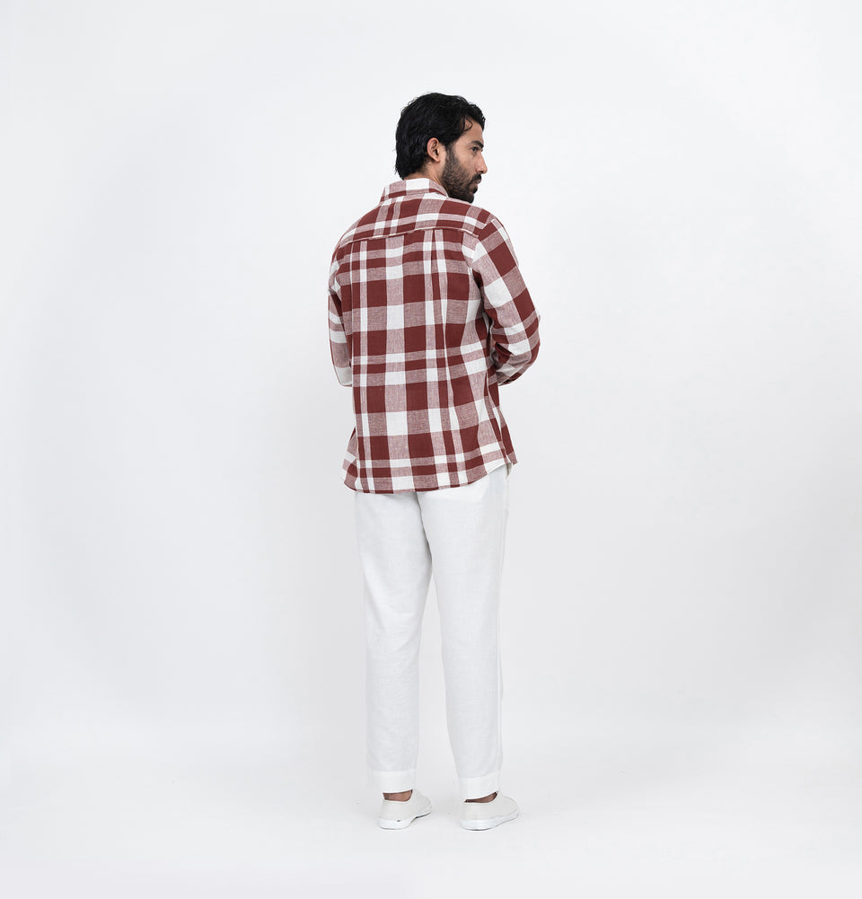 M Symmetry Check Shirt