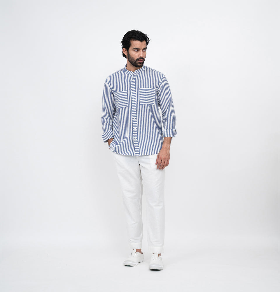 M Symmetry Stripe Shirt