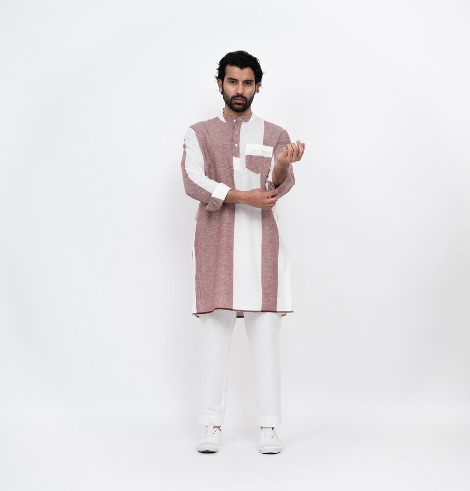 M Asymmetry Kurta