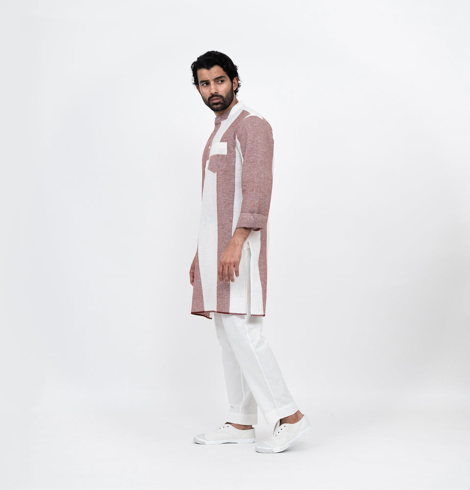 M Asymmetry Kurta