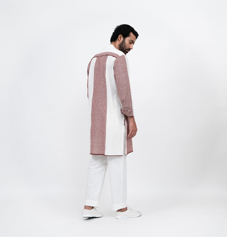 M Asymmetry Kurta