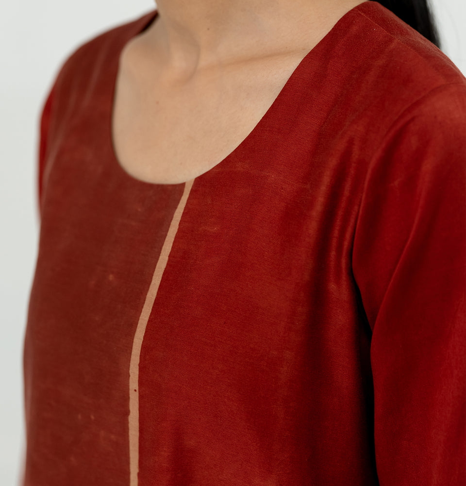 Maps Toned Dress
