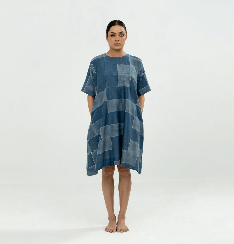 Maps Kimono Dress