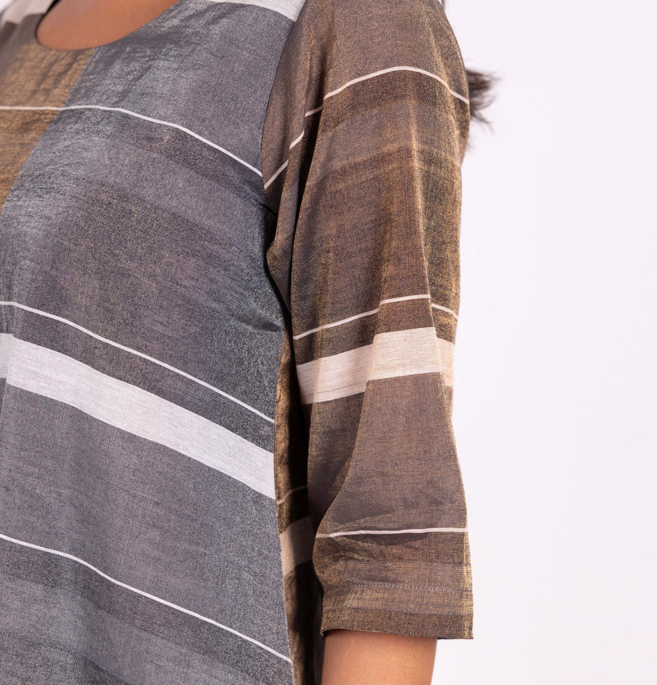 Zari Striped Dress
