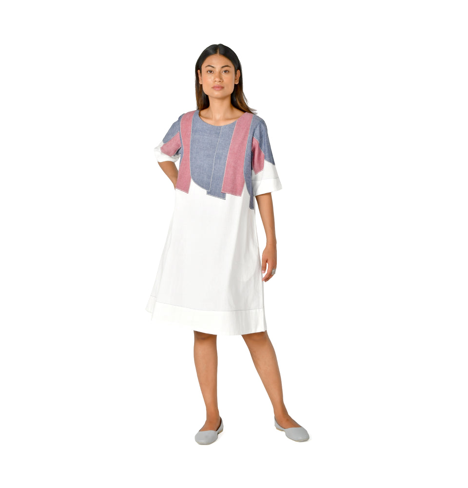 Shapes Patch Dress