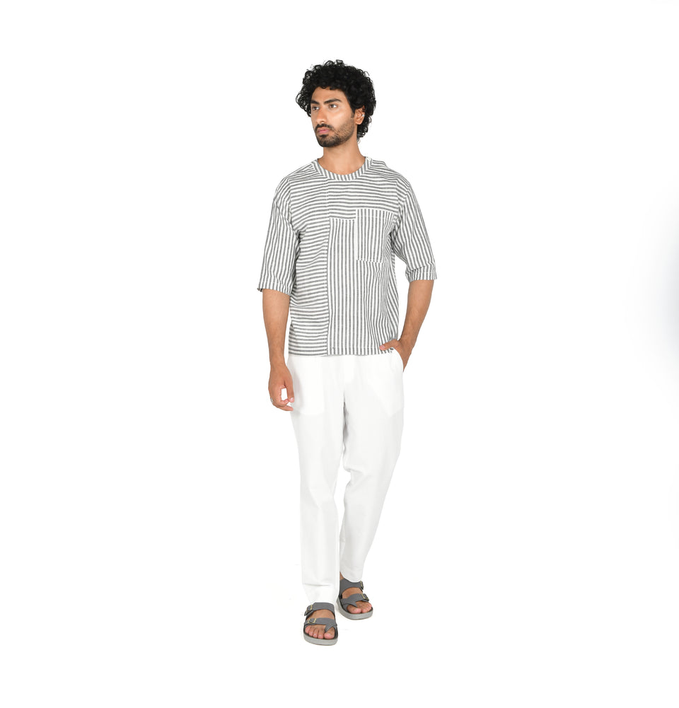 M Shapes Stripe Unisex Shirt