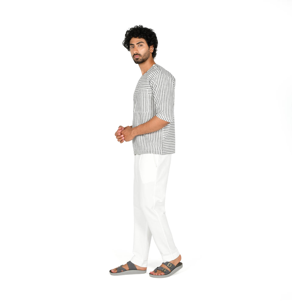 M Shapes Stripe Unisex Shirt
