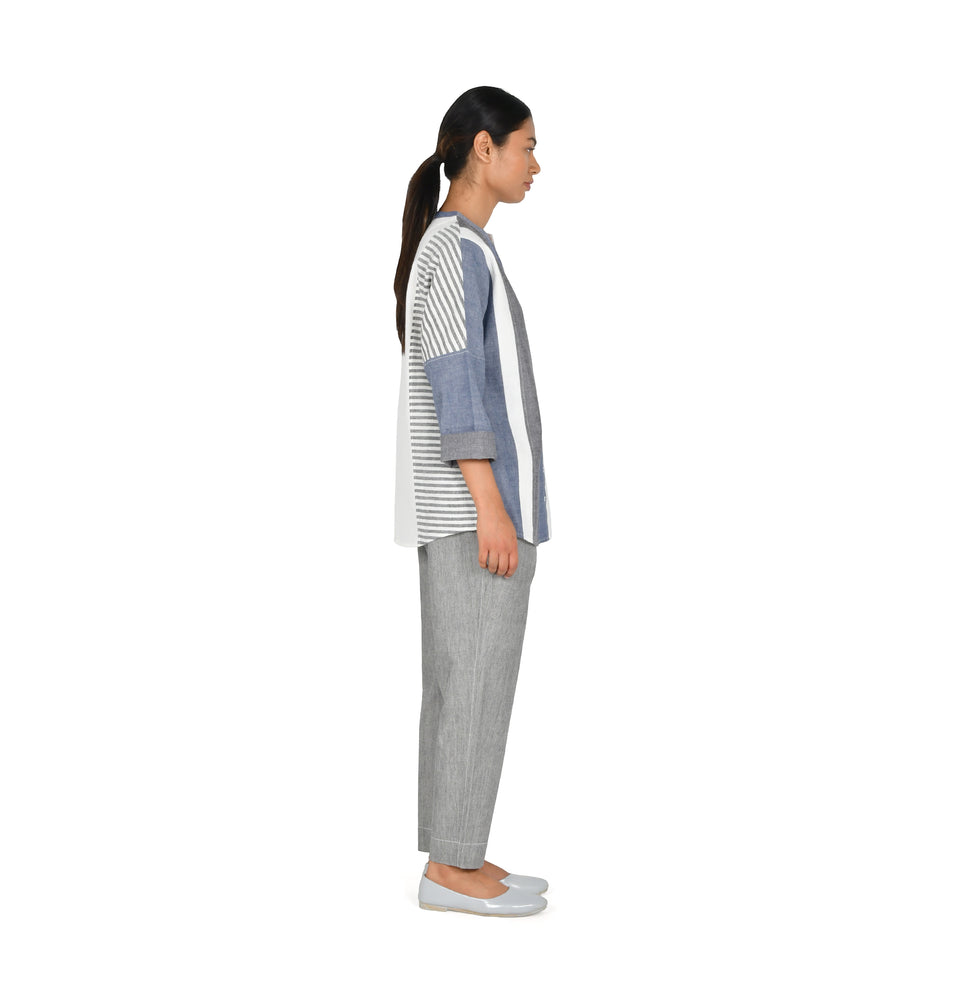 Shapes Stripe Kimono