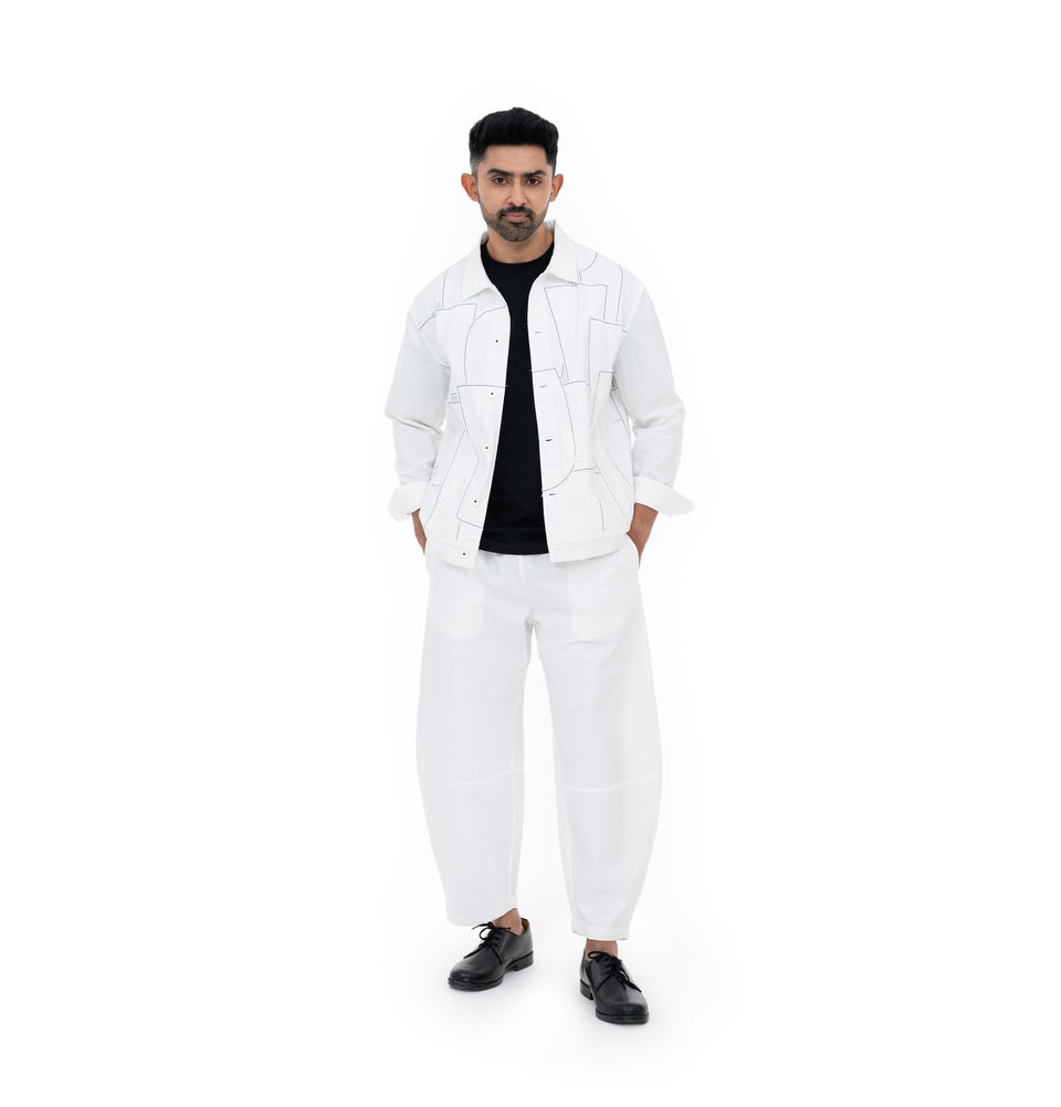 M Shapes Patch Jacket