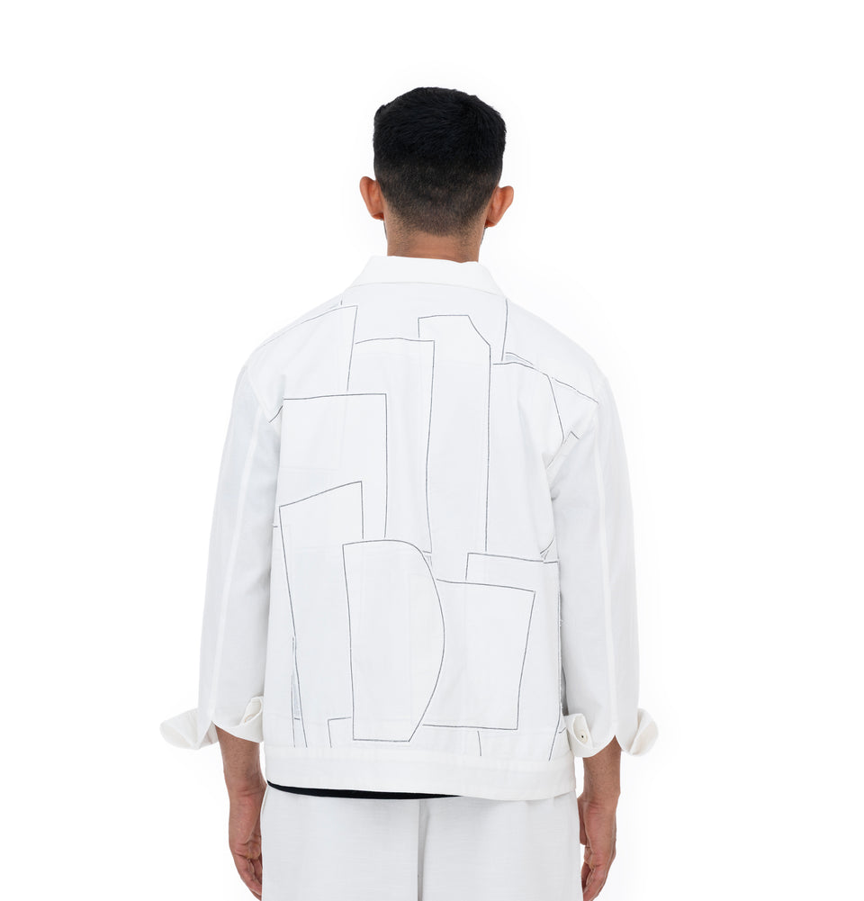 M Shapes Patch Jacket