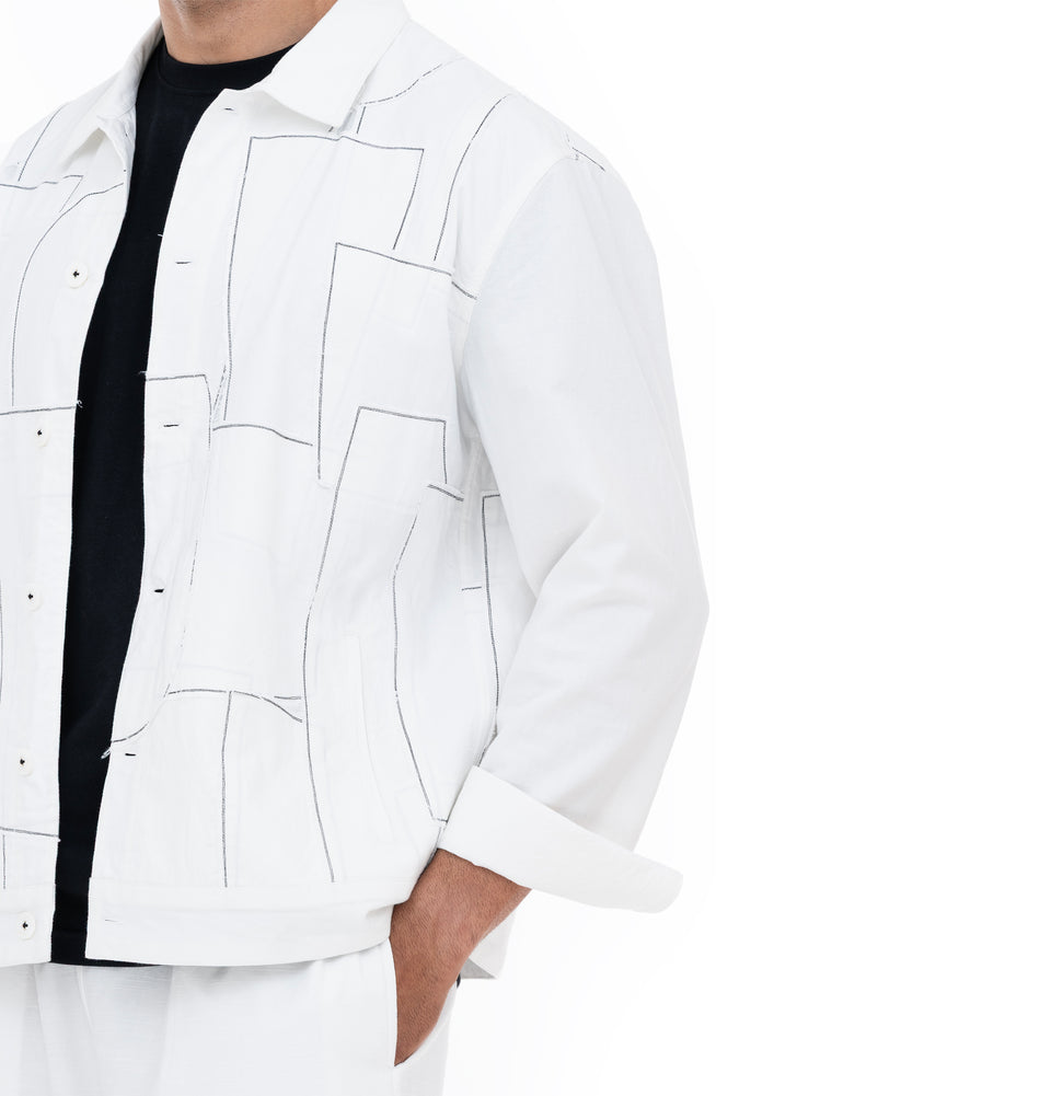 M Shapes Patch Jacket
