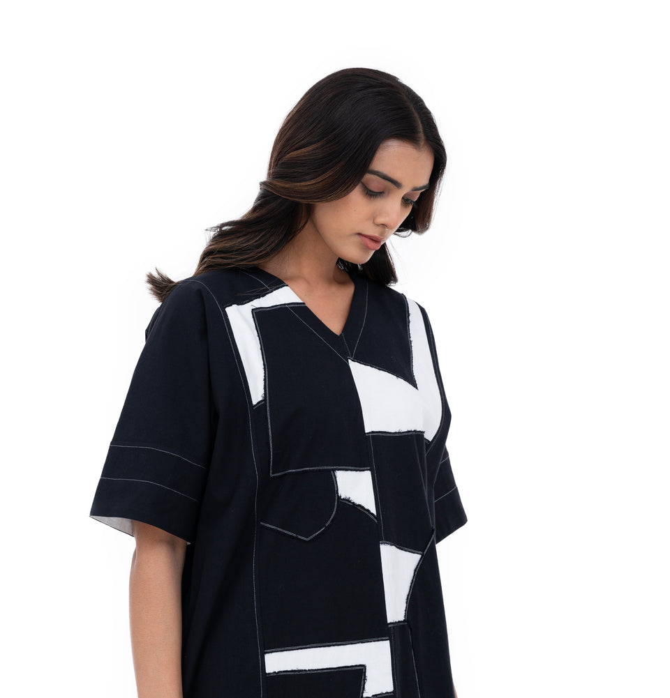 Shapes Patch Kimono