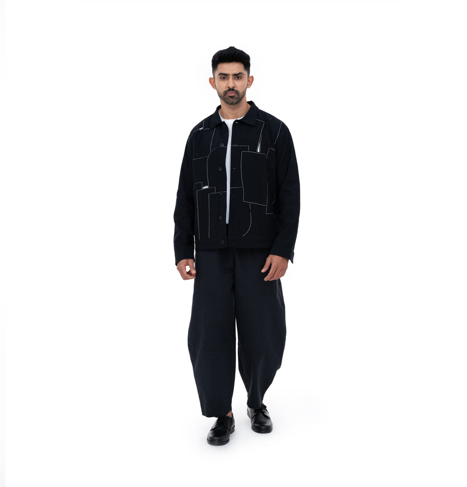 M Shapes Patch Jacket