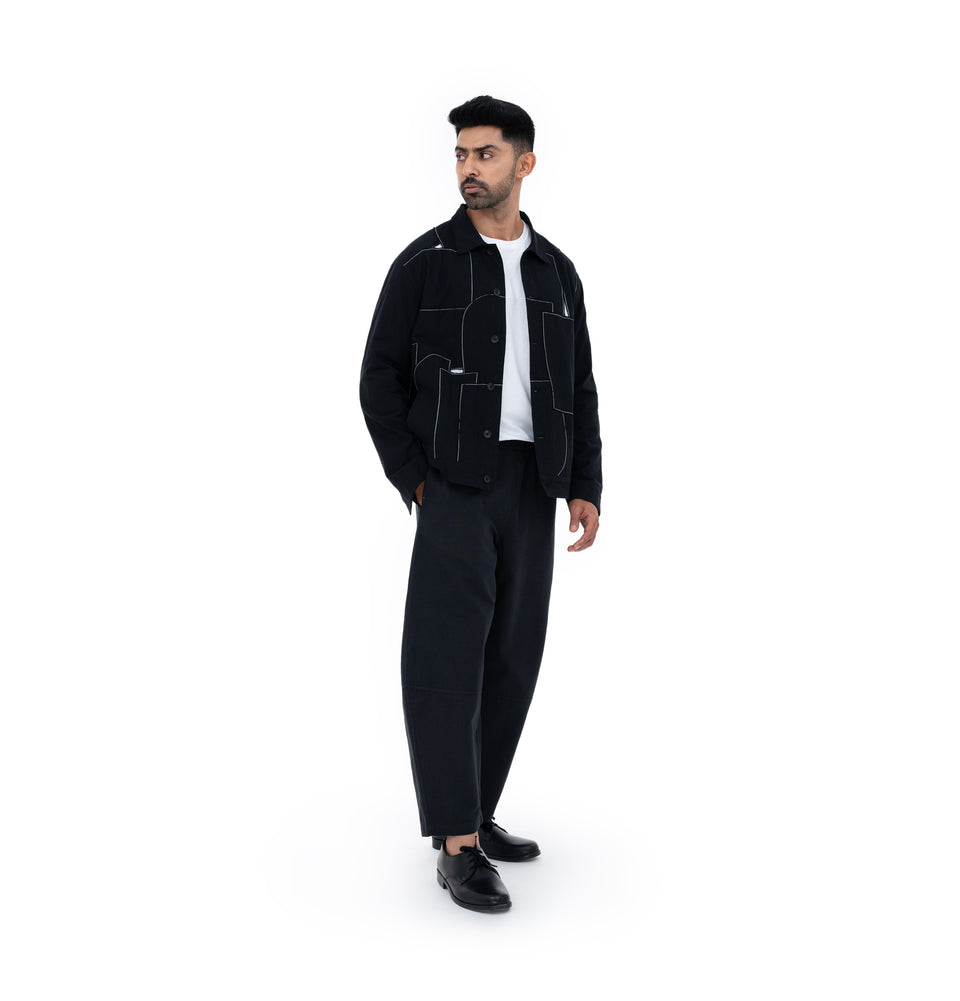 M Shapes Patch Jacket