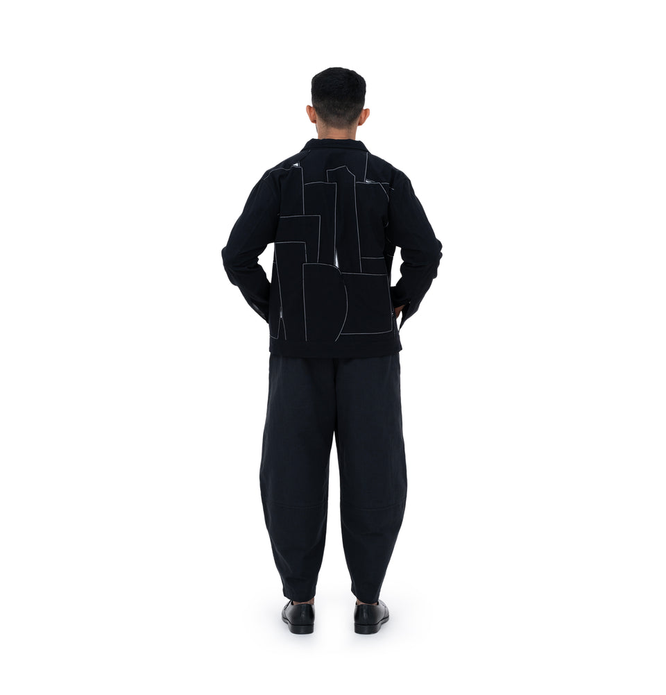 M Shapes Patch Jacket