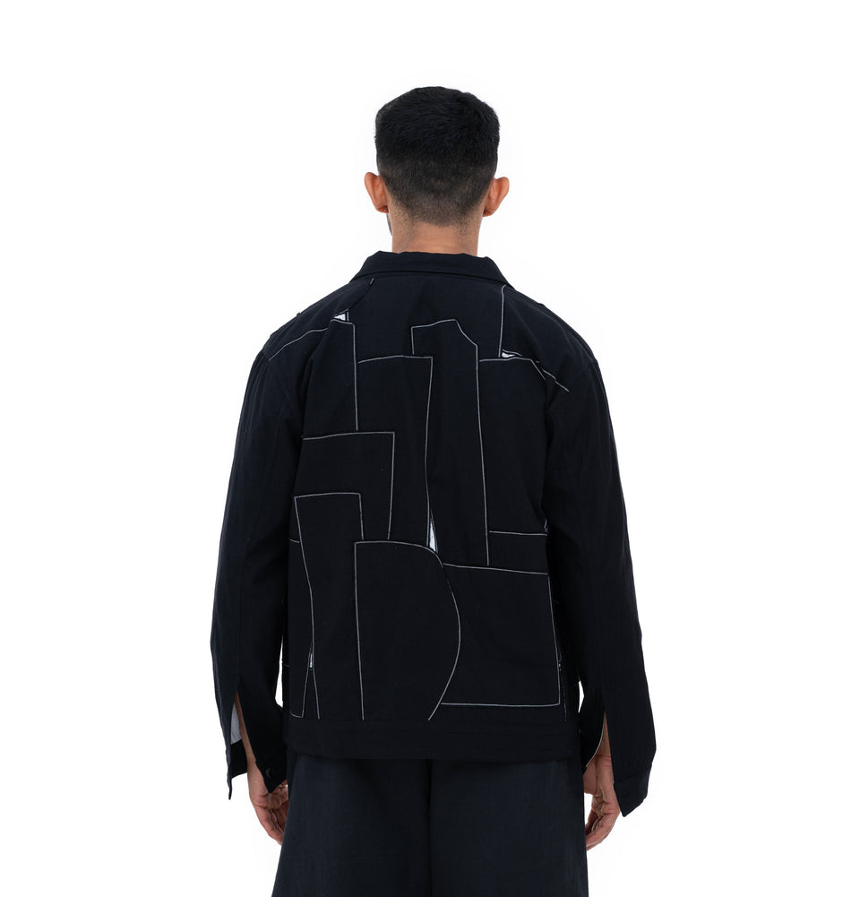 M Shapes Patch Jacket