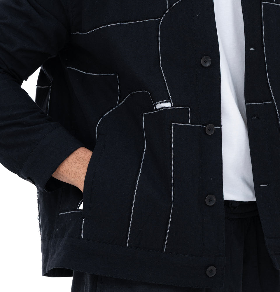 M Shapes Patch Jacket