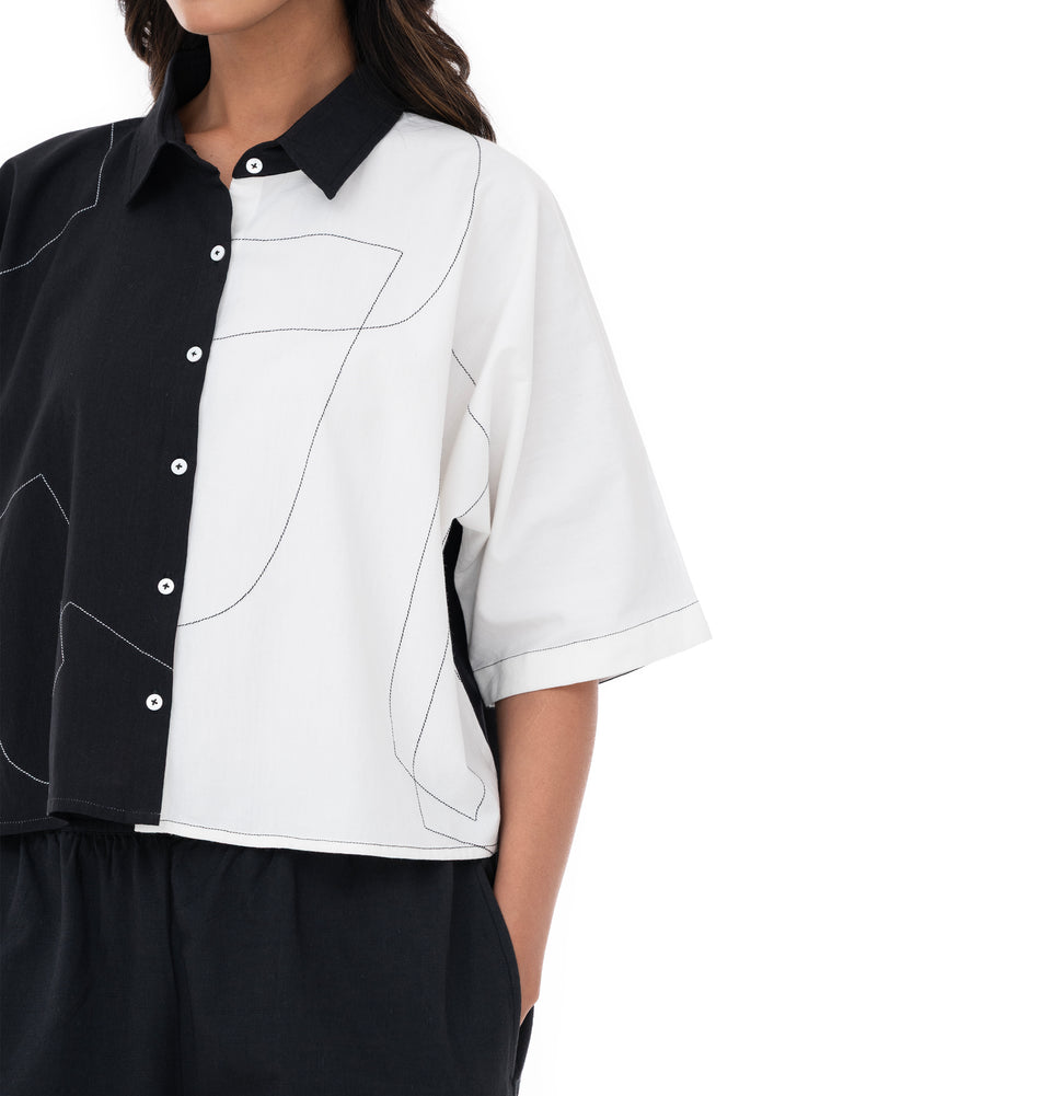 Shapes Crop Shirt
