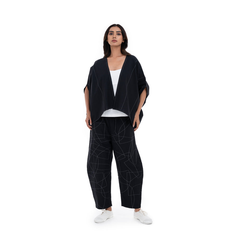Shapes Overlay Poncho